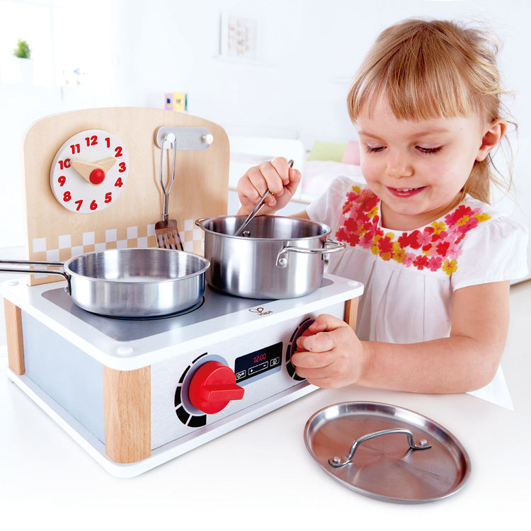Hape 2-in-1 Kitchen & Grill Set 3yrs+