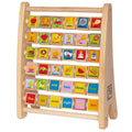 Hape Alphabet Abacus Wooden Counting Toy 3yrs+