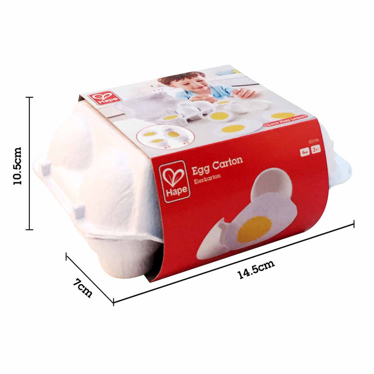 Hape Egg Carton 3yrs+ 6pcs