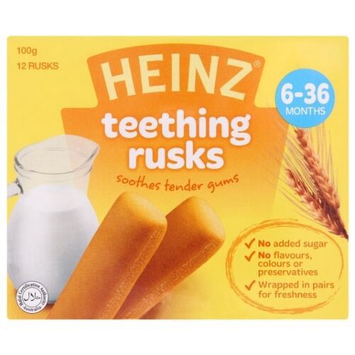 Heinz Teething Rusks 6-36m (100g)