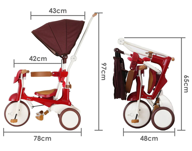 iimo Foldable Tricycle With Canopy