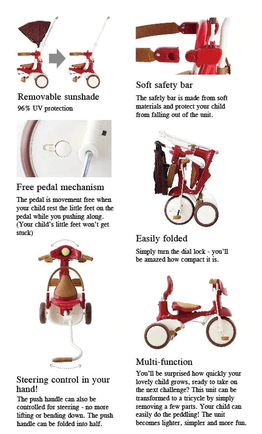 iimo Foldable Tricycle With Canopy