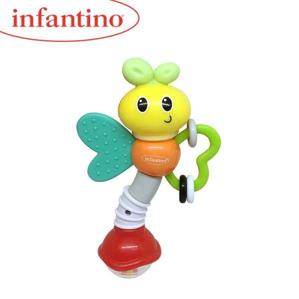 Infantino Rattle & Teether Love Bug (0m+)