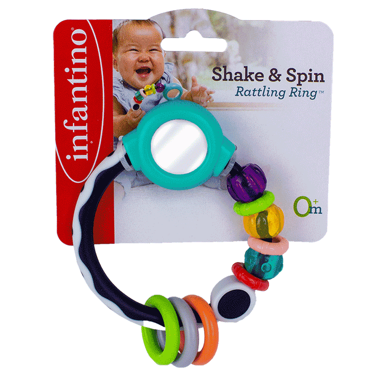 Infantino Shake & Spin Rattling Ring (0m+)