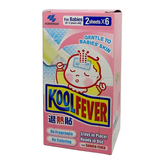 Kool Fever Babies 0-2 years (2 sheets x 6)