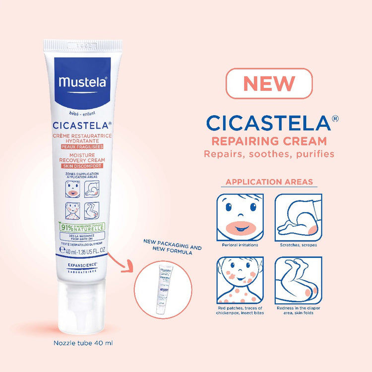 Mustela Cicastela Moisture Recovery Cream (40ml)