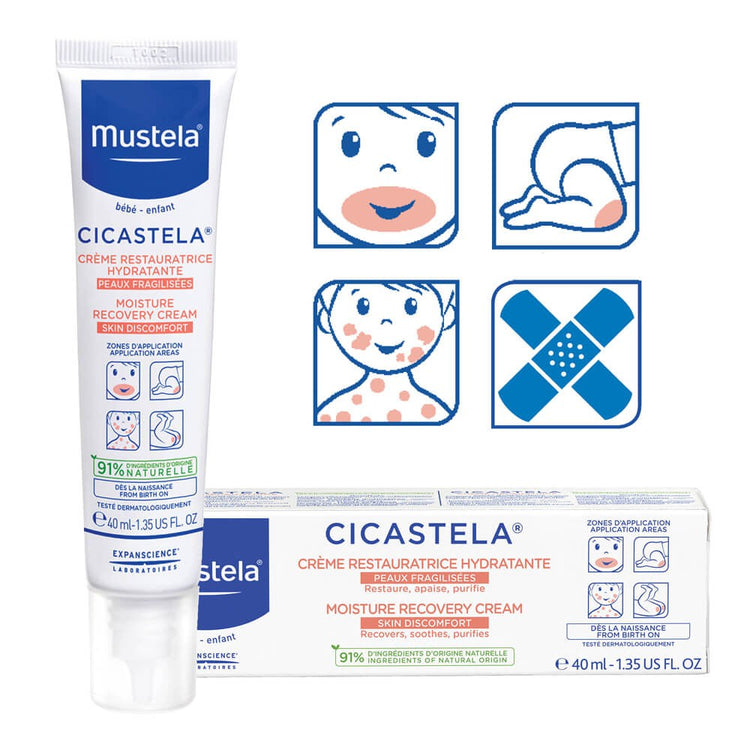 Mustela Cicastela Moisture Recovery Cream (40ml)